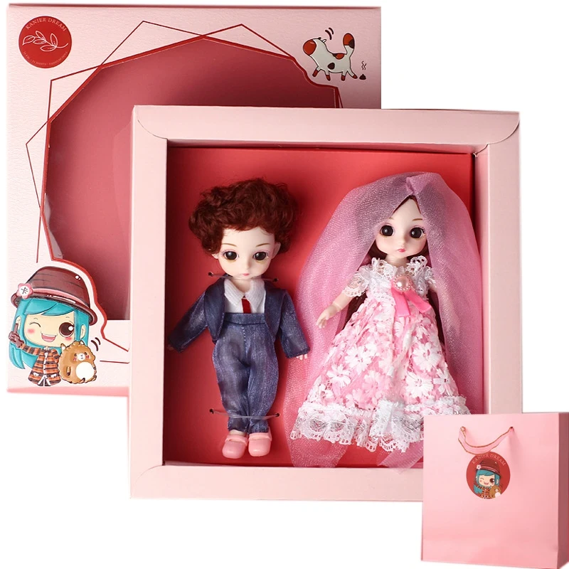 2 Pcs 16cm Mini Baby Doll Set 13 Moveable Jointed Dolls Christmas Gift for Children's Toy
2 Pcs 16cm Mini Baby Doll Set 13 Moveable Jointed Dolls Christmas Gift for Children's Toy