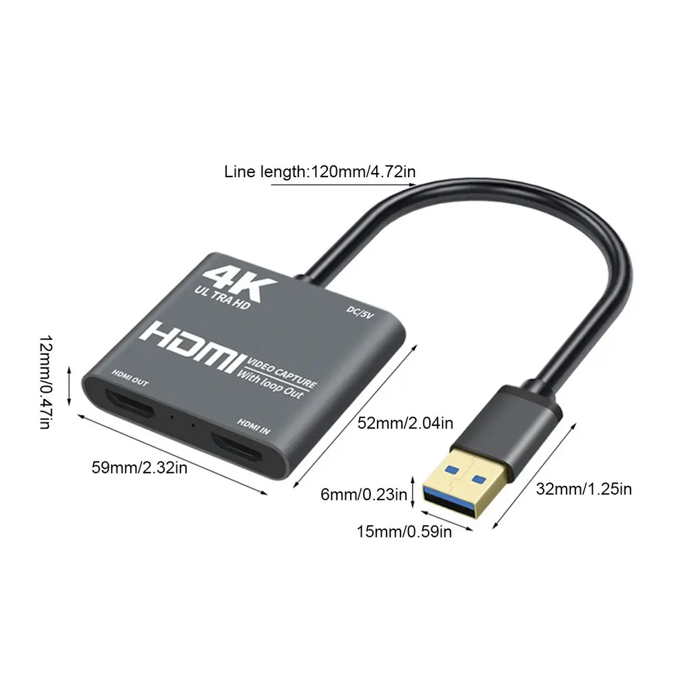 1080P 4K HDM Video Capture Card HDM To USB 2.0 3.0 Video Capture Board Game Record Live Streaming Broadcast Local Loop Out
1080P 4K HDM Video Capture Card HDM To USB 2.0 3.0 Video Capture Board Game Record Live Streaming Broadcast Local Loop Out