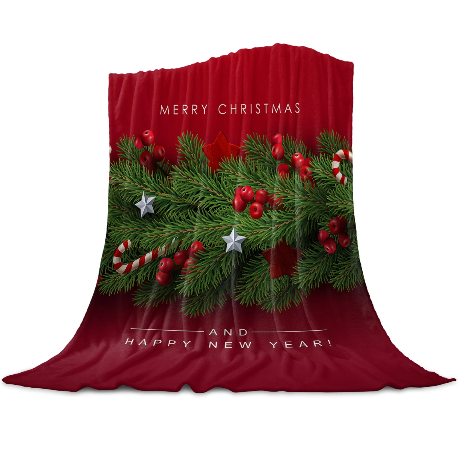 Christmas Tree Pine Needles Candy Bow Throw Blanket for Sofa Christmas Decoration Bedspread Portable Microfiber Flannel Blanket 
Christmas Tree Pine Needles Candy Bow Throw Blanket for Sofa Christmas Decoration Bedspread Portable Microfiber Flannel Blanket