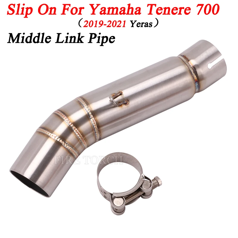 Slip On For Yamaha Tenere700 XTZ700 2019-2021 Years Motorcycle Exhaust Escape Modified DB Killer Muffler Tube Middle Link Pipe
Slip On For Yamaha Tenere700 XTZ700 2019-2021 Years Motorcycle Exhaust Escape Modified DB Killer Muffler Tube Middle Link Pipe