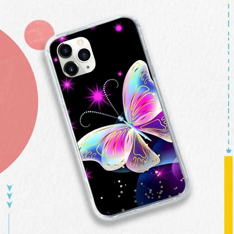 Bright flying butterfly animal Phone Case for iPhone 11 12 mini pro XS MAX 8 7 6 6S Plus X 5S SE 2020 XR luxury design shell
Bright flying butterfly animal Phone Case for iPhone 11 12 mini pro XS MAX 8 7 6 6S Plus X 5S SE 2020 XR luxury design shell