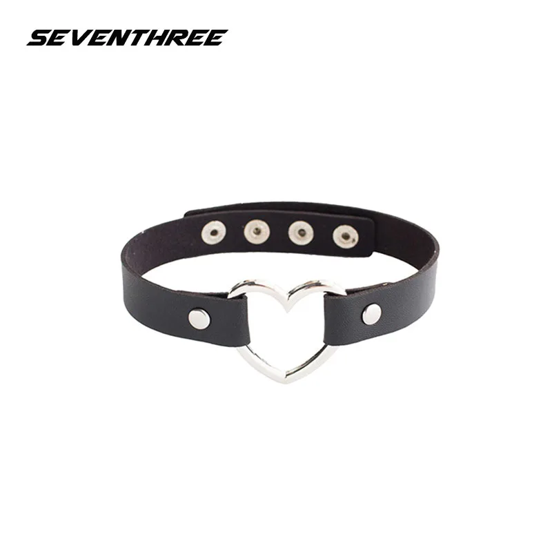 Fashion Cosplay Harajuku Punk Rock Gothic Necklace Sexy PU Leather Heart Collar Choker Necklace Body Accessories 
Fashion Cosplay Harajuku Punk Rock Gothic Necklace Sexy PU Leather Heart Collar Choker Necklace Body Accessories