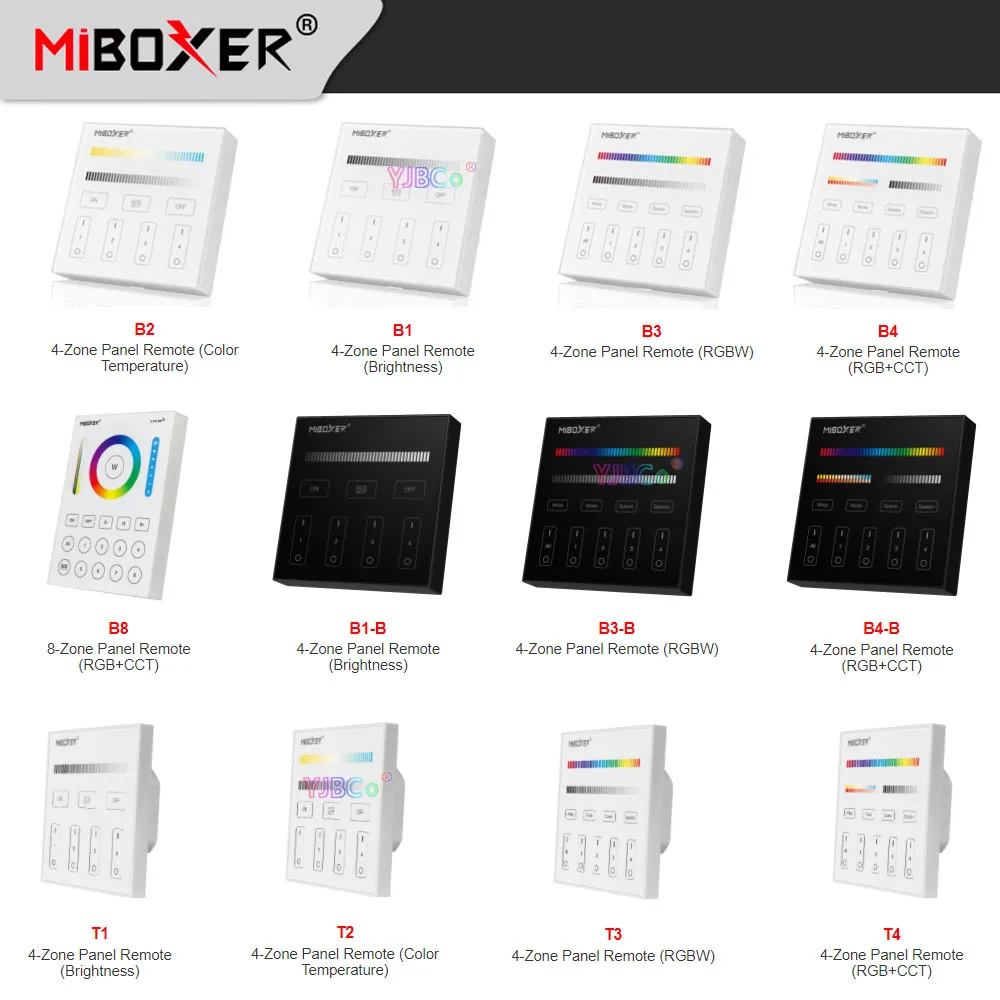 Miboxer Smart Touch Panel Remote dimming/CT/RGB/RGBW/RGB+CCT LED Strip Controller 3V 220V 110V 4-Zone 8-Zone Lamp dimmer Switch
Miboxer Smart Touch Panel Remote dimming/CT/RGB/RGBW/RGB+CCT LED Strip Controller 3V 220V 110V 4-Zone 8-Zone Lamp dimmer Switch