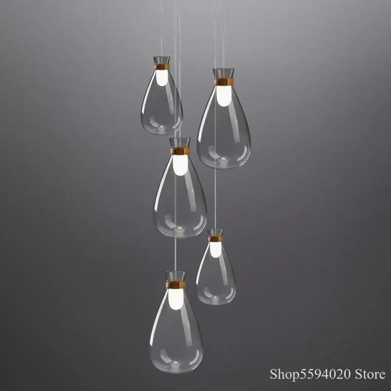Light Luxury Postmodern Glass Wine Bottle Lustre Pendant Lights Simple Creative Meal Hanging Light Fixture Art Bar Bedside Lamp
Light Luxury Postmodern Glass Wine Bottle Lustre Pendant Lights Simple Creative Meal Hanging Light Fixture Art Bar Bedside Lamp