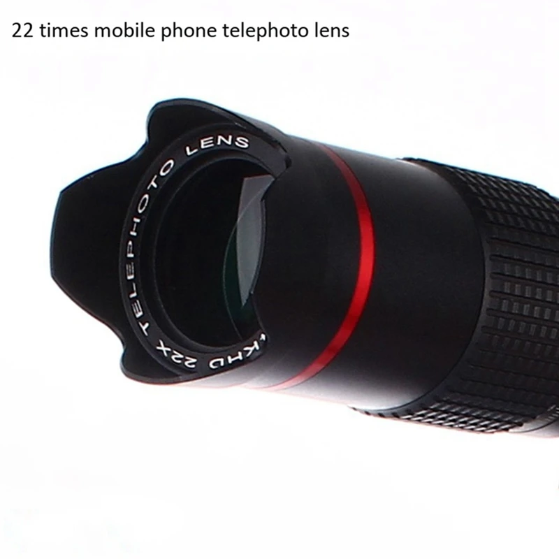 22X High-Definition Mobile Phone Telescope Telephoto Lens, Suitable for Most Mobile Phones
22X High-Definition Mobile Phone Telescope Telephoto Lens, Suitable for Most Mobile Phones