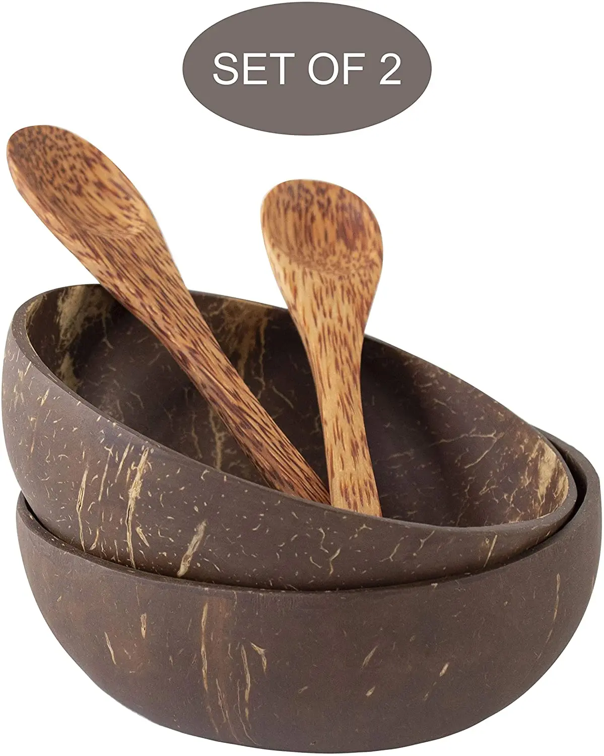 Coconut Bowl and Wooden Spoon Set Gift 100%Natural, Handmade,Coconut Bowls For acai smoothie bowls coconut shell bowls Acai Bowl 
Coconut Bowl and Wooden Spoon Set Gift 100%Natural, Handmade,Coconut Bowls For acai smoothie bowls coconut shell bowls Acai Bowl