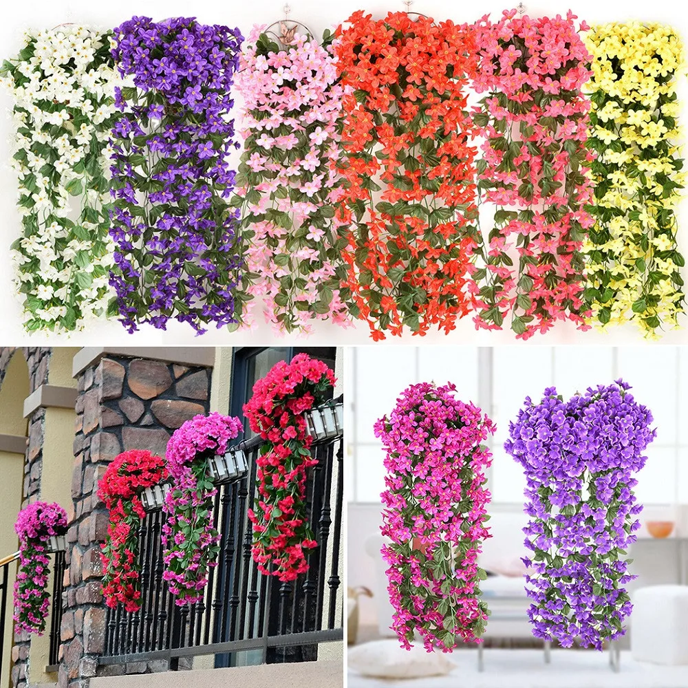 Artificial Wisteria Flower Vine Hanging Rattan Bride Flower Garland Silk Flower String For Home Party Wedding Garden Hotel Decor
Artificial Wisteria Flower Vine Hanging Rattan Bride Flower Garland Silk Flower String For Home Party Wedding Garden Hotel Decor