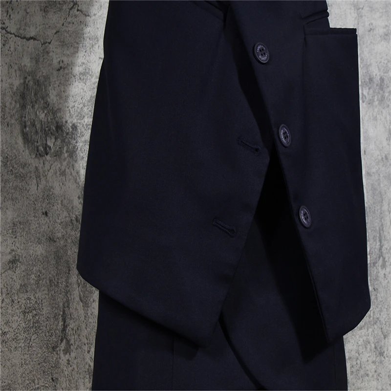 High Waist Dark Blue Button Irregular Pocket Split Half-body Skirt Women Fashion Tide New Spring Autumn 2020
High Waist Dark Blue Button Irregular Pocket Split Half-body Skirt Women Fashion Tide New Spring Autumn 2020