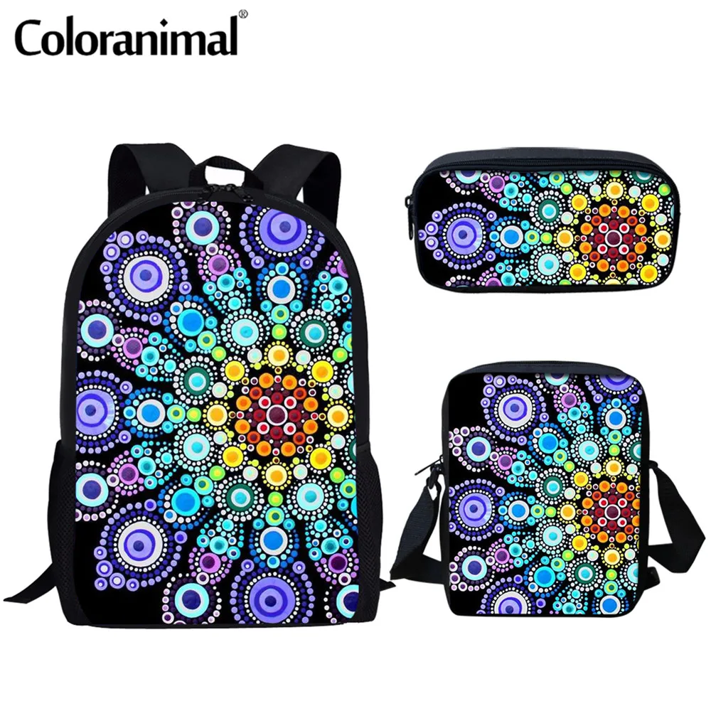 Coloranimal красивый художественный дизайн богемная Цветочная сумка для девочек-подростков 3 шт. Студенческая сумка для книг карандаш детская по...
Coloranimal красивый художественный дизайн богемная Цветочная сумка для девочек-подростков 3 шт. Студенческая сумка для книг карандаш детская по...