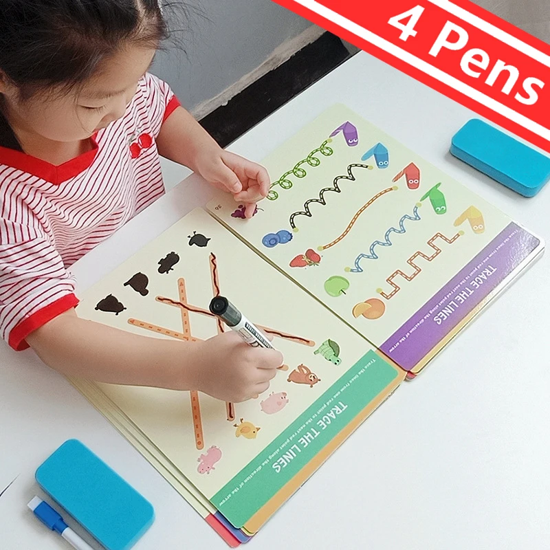 

Детские игрушки Монтессори, планшет для рисования своими руками, цветная форма, математическая игра, книга, набор для рисования, обучающие и...