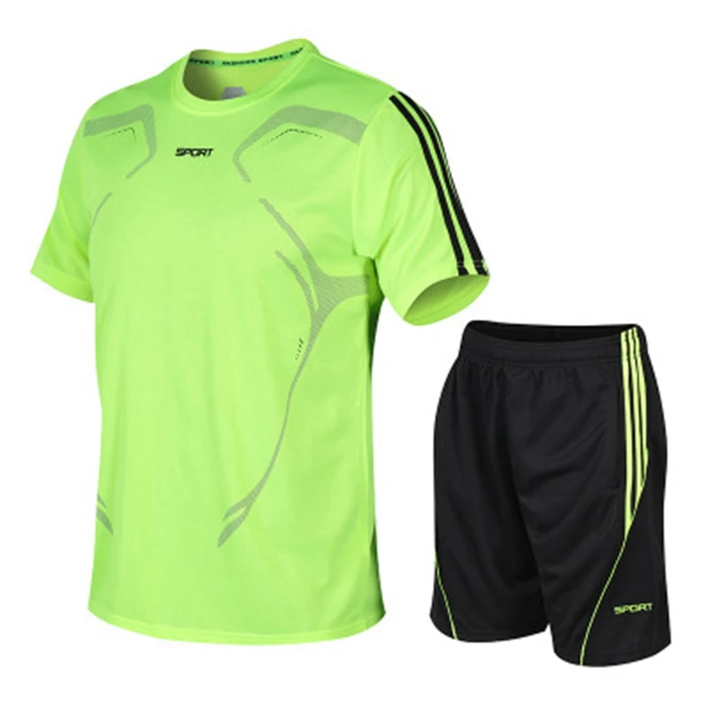 Summer casual t-shirt Shorts Men Sportswear Sport Suits Quick Dry Running Sets Clothes Sports Joggers Gym Fitness Tracksuits
Summer casual t-shirt Shorts Men Sportswear Sport Suits Quick Dry Running Sets Clothes Sports Joggers Gym Fitness Tracksuits