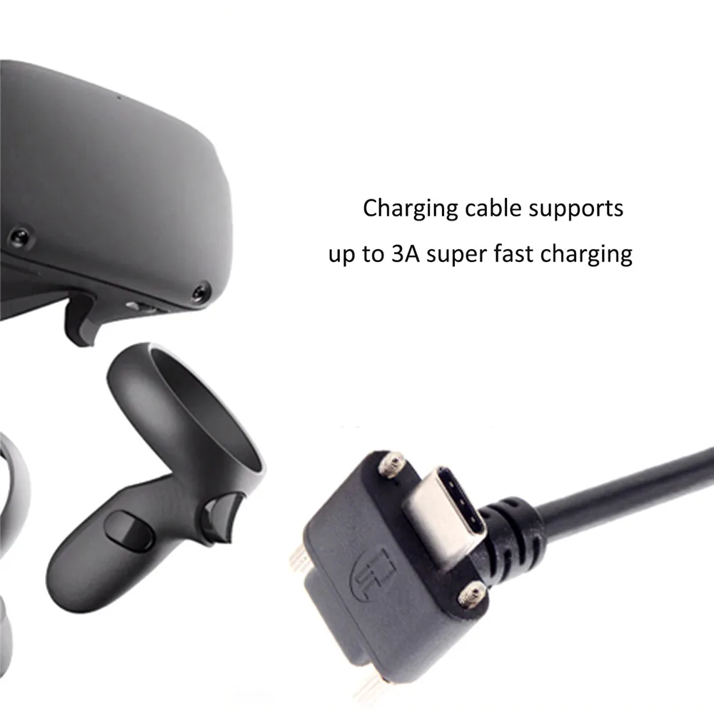 1/3/5/8M USB Type C Data Cable 3A Fast Charging Cable for Oculus Quest Link VR Headset for Steam VR Quest Type-C to 3.1 USB Line
1/3/5/8M USB Type C Data Cable 3A Fast Charging Cable for Oculus Quest Link VR Headset for Steam VR Quest Type-C to 3.1 USB Line