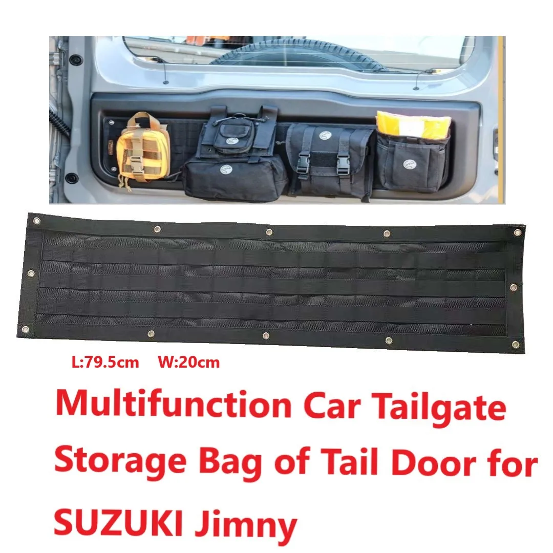Stowing Tidying For Jimny Sierra Multifunction Car Tailgate Storage Bag Tail Door Organizer For Suzuki Jimny 2019 2020 2021
Stowing Tidying For Jimny Sierra Multifunction Car Tailgate Storage Bag Tail Door Organizer For Suzuki Jimny 2019 2020 2021