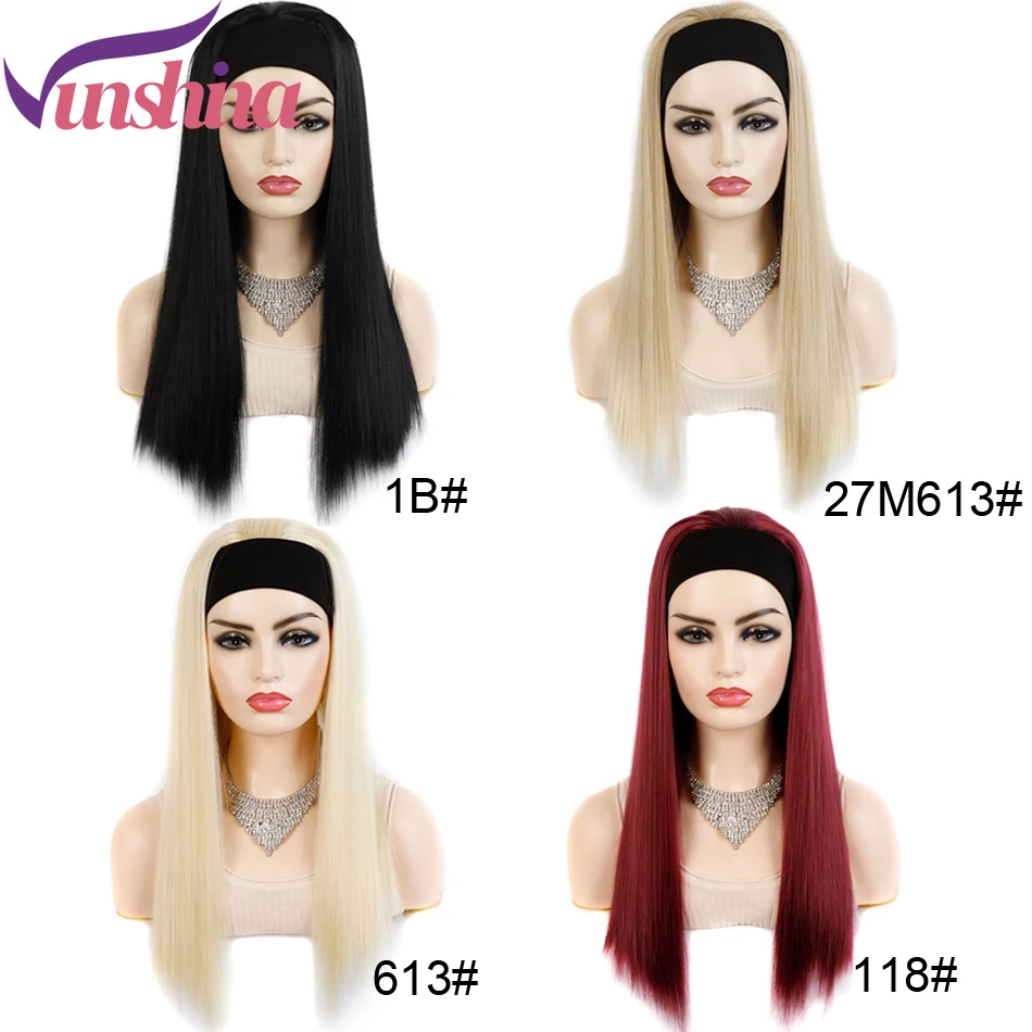 Vunshina 613 Platinum Blonde Headband Wig Synthetic Hair Long Straight Burgundy Natural Head Band Wig With Scarf For Black Women
Vunshina 613 Platinum Blonde Headband Wig Synthetic Hair Long Straight Burgundy Natural Head Band Wig With Scarf For Black Women