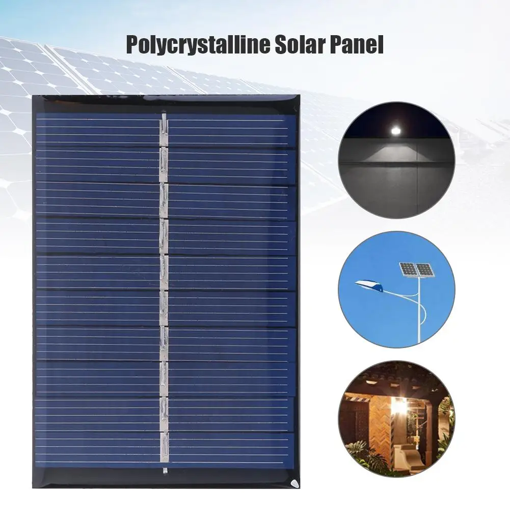 0.6W 5V 280mA Solar Charger DIY Solar Cell Battery Charger for Lighting System for Courtyard Small Households Lamp Lighting 
0.6W 5V 280mA Solar Charger DIY Solar Cell Battery Charger for Lighting System for Courtyard Small Households Lamp Lighting
