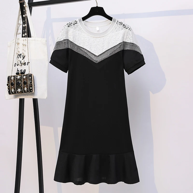 L-5XL большие размеры, женское элегантное винтажное сексуальное кружевное платье 2021 с коротким рукавом и круглым вырезом, в стиле пэчворк, офи...
L-5XL большие размеры, женское элегантное винтажное сексуальное кружевное платье 2021 с коротким рукавом и круглым вырезом, в стиле пэчворк, офи...