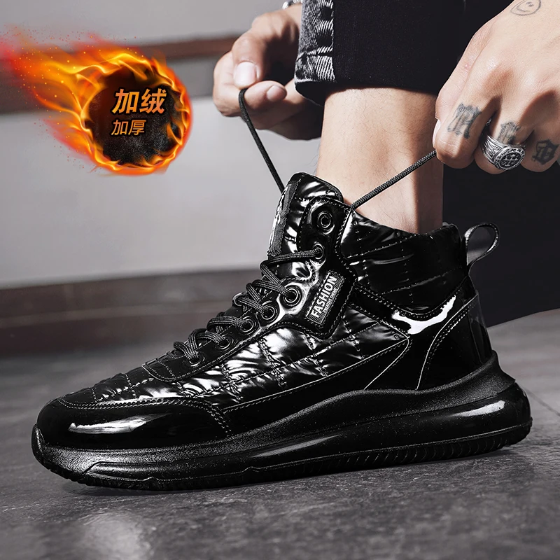 CYYTL Men's Running Winter Warm Shoes Comfortable Sports High Top Sneakers Outdoor Increased Walking Zapatillas De Deporte 
CYYTL Men's Running Winter Warm Shoes Comfortable Sports High Top Sneakers Outdoor Increased Walking Zapatillas De Deporte