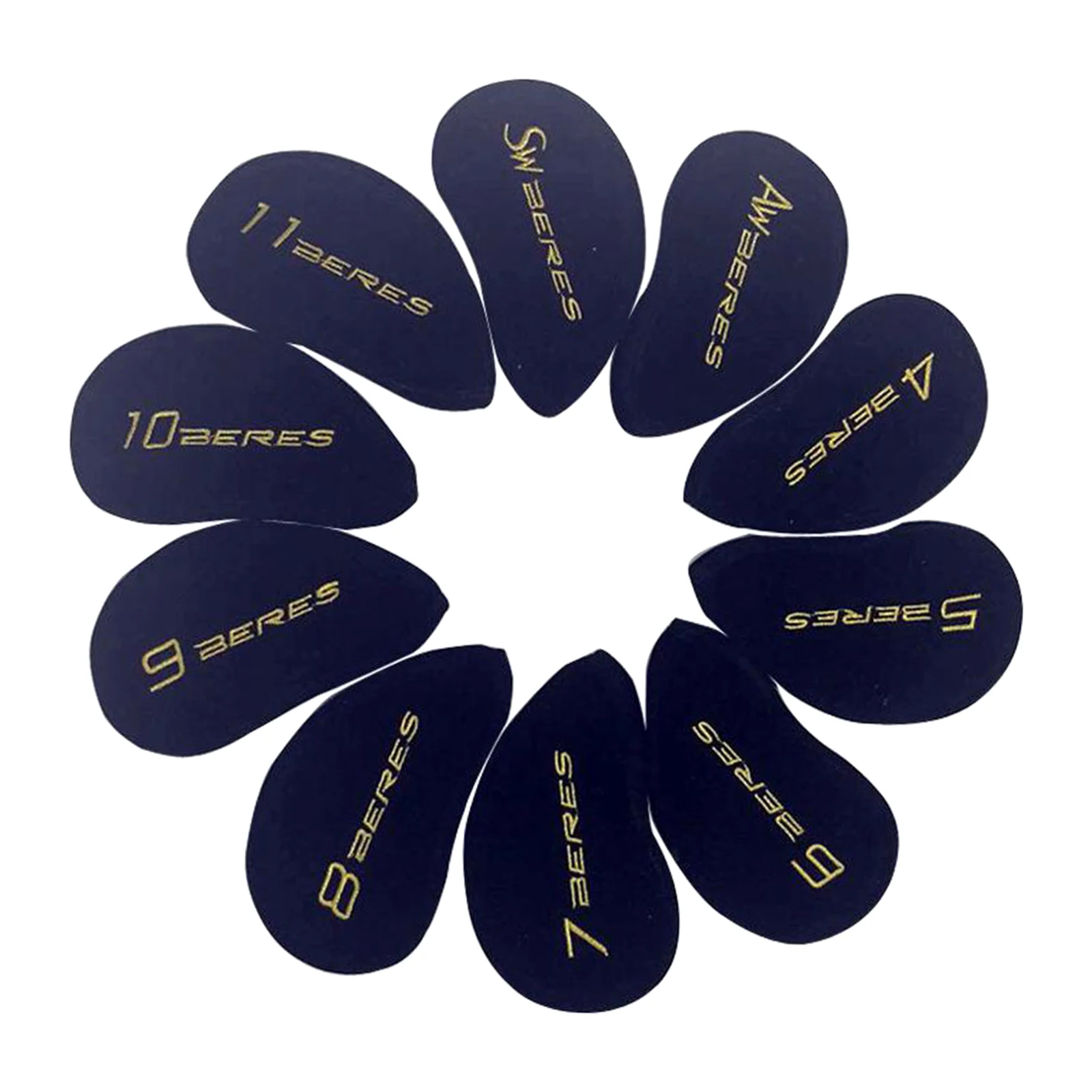 10pcs Golf Club Iron Head Cover Guard Headcover for 
10pcs Golf Club Iron Head Cover Guard Headcover for