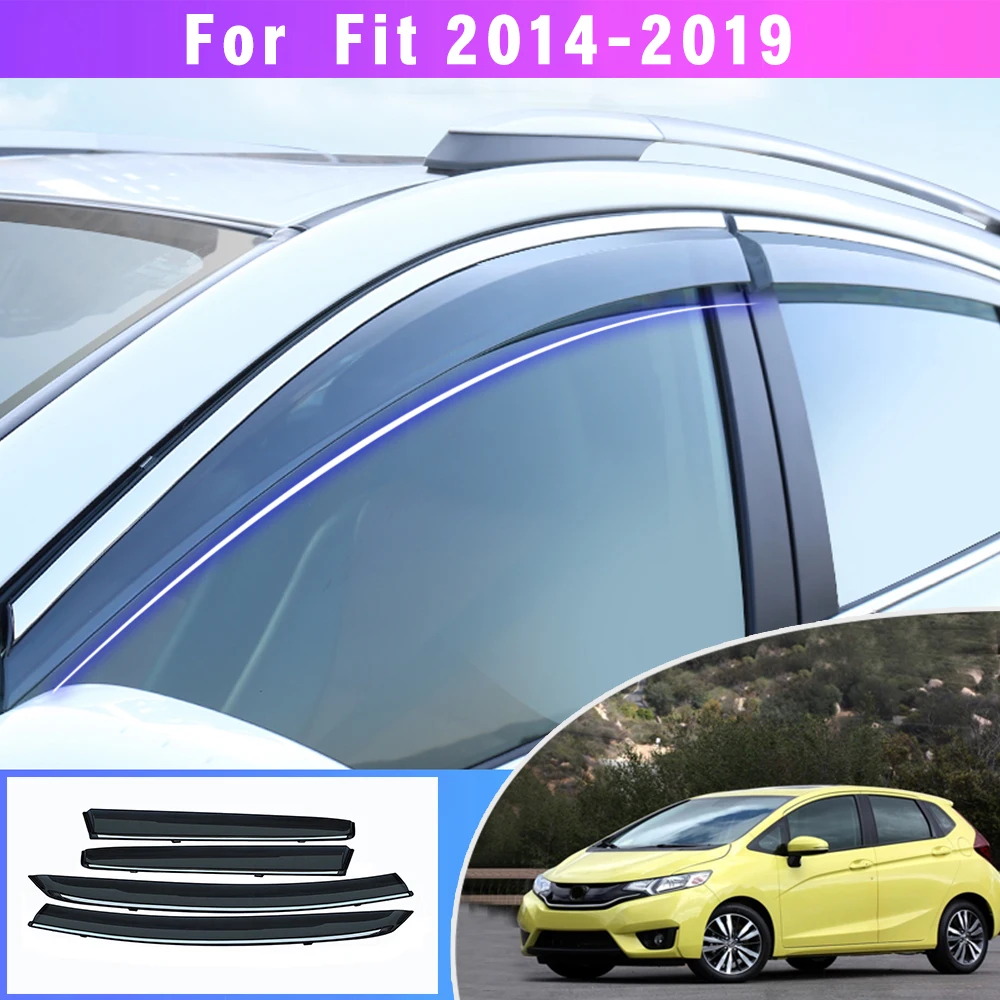 Защита для хэтчбека Honda Fit Jazz GK MK3 2014-2019, защита от погодных условий, защита для окна, дефлектор, защита, Стайлинг автомобиля, автомобильные аксессуары
Защита для хэтчбека Honda Fit Jazz GK MK3 2014-2019, защита от погодных условий, защита для окна, дефлектор, защита, Стайлинг автомобиля, автомобильные аксессуары