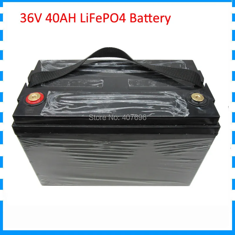 Аккумулятор для скутера 1500 Вт 36 В 40 Ач 50 12S lifepo4 аккумулятор электрического