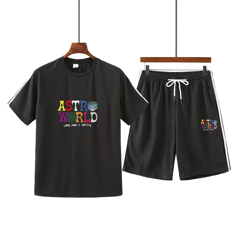 Костюм мужской летний с принтом, короткий рукав и повседневные шорты, с круглым вырезом, для бега, MA15
Костюм мужской летний с принтом, короткий рукав и повседневные шорты, с круглым вырезом, для бега, MA15