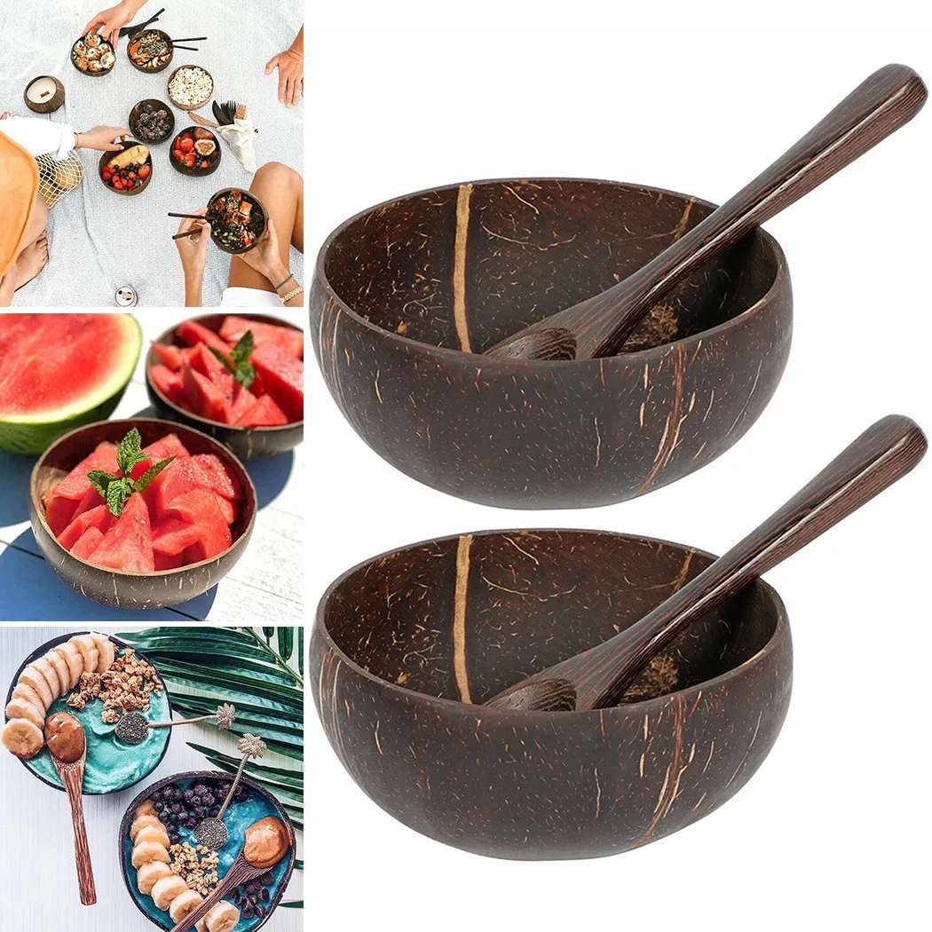 Coconut Shell Bowl Natural Old Coconut Shell Tableware Rice Bowl Wood Nut Fruit Salad Storage Bowl Decoration
Coconut Shell Bowl Natural Old Coconut Shell Tableware Rice Bowl Wood Nut Fruit Salad Storage Bowl Decoration