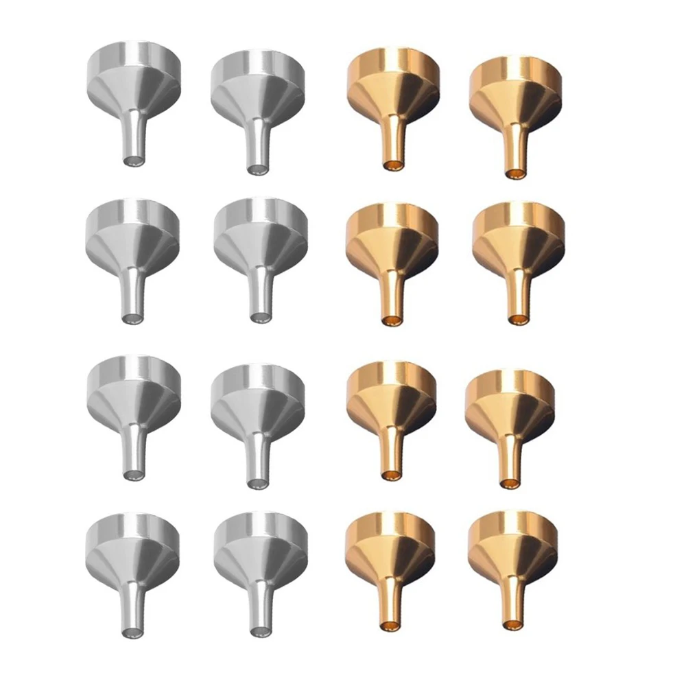 20 Pieces Mini Metal Funnels For Filling Small Bottles Transferring Liquid Refill Perfume Essential Oil Liquid Dispensing Tool
20 Pieces Mini Metal Funnels For Filling Small Bottles Transferring Liquid Refill Perfume Essential Oil Liquid Dispensing Tool