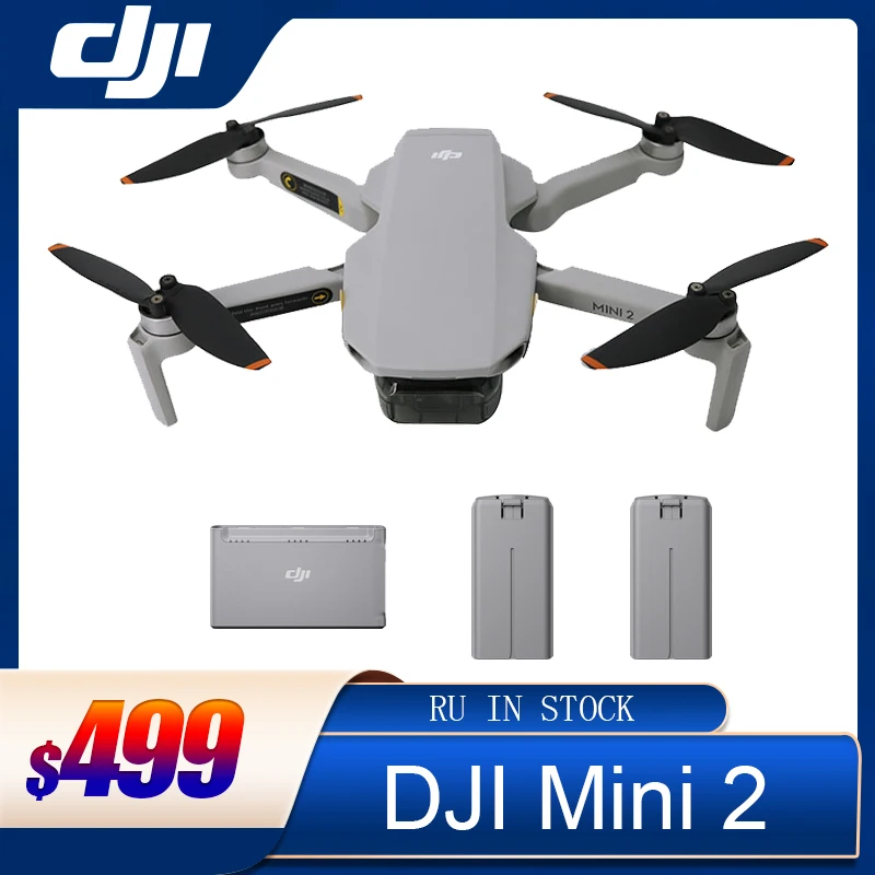 

DJI Mini 2 4K 3-осевой карданный Дрон с камерой Mavic Mini 2 30fps GPS Wifi 4x Zoom 249g ультралегкий Радиоуправляемый квадрокоптер с передачей 10 км