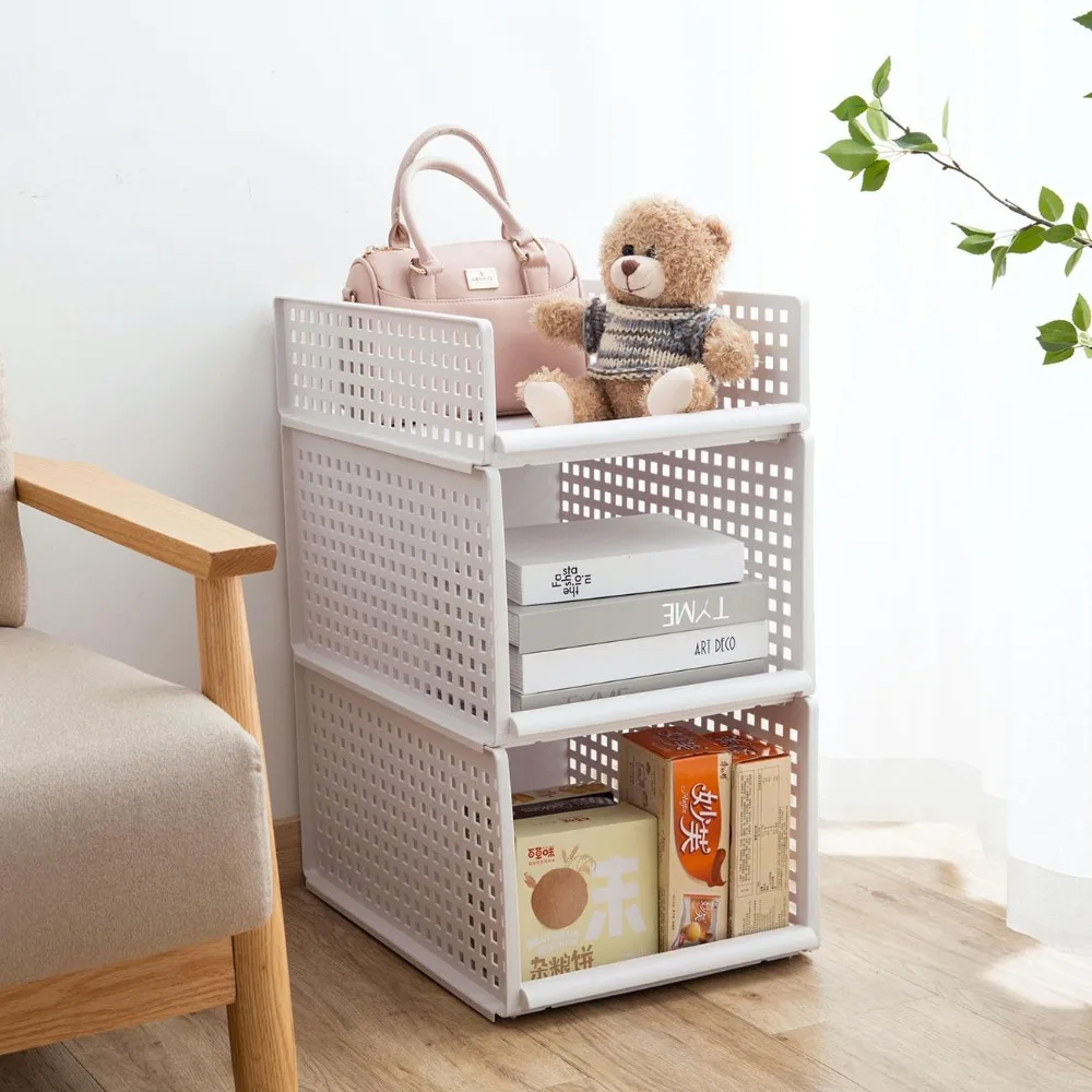 Stackable Sliding Clothing Storage Basket For Wardrobe Clothes Storage Rack Kitchen Fridge Organizer Sundries Shelves
Stackable Sliding Clothing Storage Basket For Wardrobe Clothes Storage Rack Kitchen Fridge Organizer Sundries Shelves