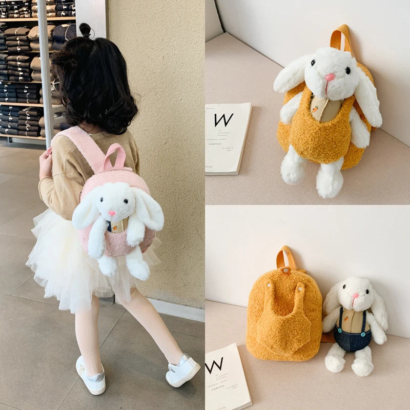 Bunny Pink Plush Backpacks Children Baby Kawaii Bag Cute Toddler Stuffed Animal Bag Girls Zainetto Bimba Toddler Backpack BK50MR
Bunny Pink Plush Backpacks Children Baby Kawaii Bag Cute Toddler Stuffed Animal Bag Girls Zainetto Bimba Toddler Backpack BK50MR