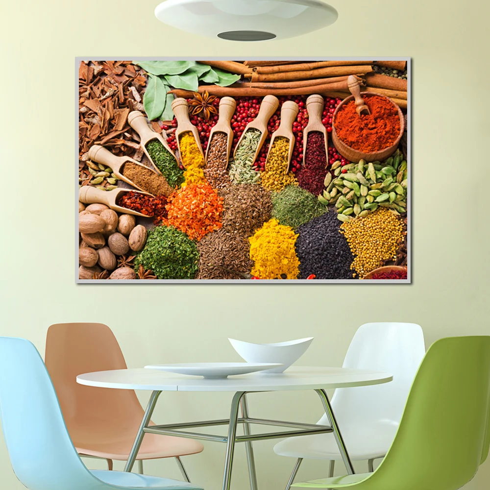 Modern Kitchen Wall Art Canvas Painting Colorful Seasoning Picture Posters And Prints Wall Pictures For Kitchen Room Decoration
Modern Kitchen Wall Art Canvas Painting Colorful Seasoning Picture Posters And Prints Wall Pictures For Kitchen Room Decoration