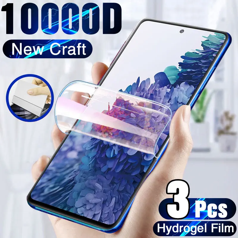 3Pcs Screen Protector For Samsung Galaxy S10 S20 FE S21 Ultre S9 S8 Plus S6 S7 Edge Full Cover Hydrogel Film For Note 20 8 9 10
3Pcs Screen Protector For Samsung Galaxy S10 S20 FE S21 Ultre S9 S8 Plus S6 S7 Edge Full Cover Hydrogel Film For Note 20 8 9 10