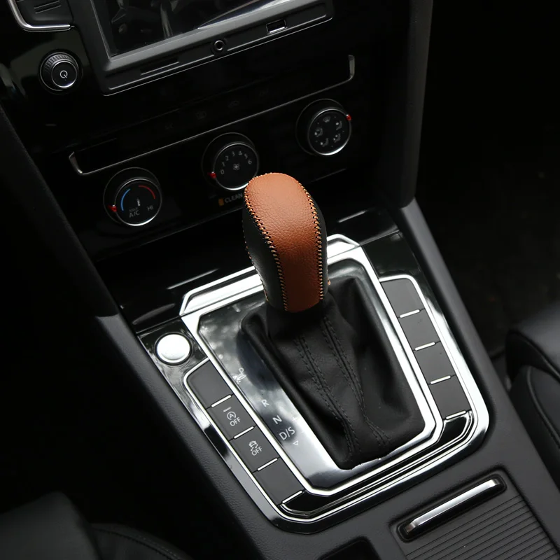 For Volkswagen VW Polo 6R 6C Tiguan MK2 Golf 6 7 MK6 mk7 Passat B7 B8 Automatic Hand-stitched Leather Gear Shift Knob Cover Case 
For Volkswagen VW Polo 6R 6C Tiguan MK2 Golf 6 7 MK6 mk7 Passat B7 B8 Automatic Hand-stitched Leather Gear Shift Knob Cover Case