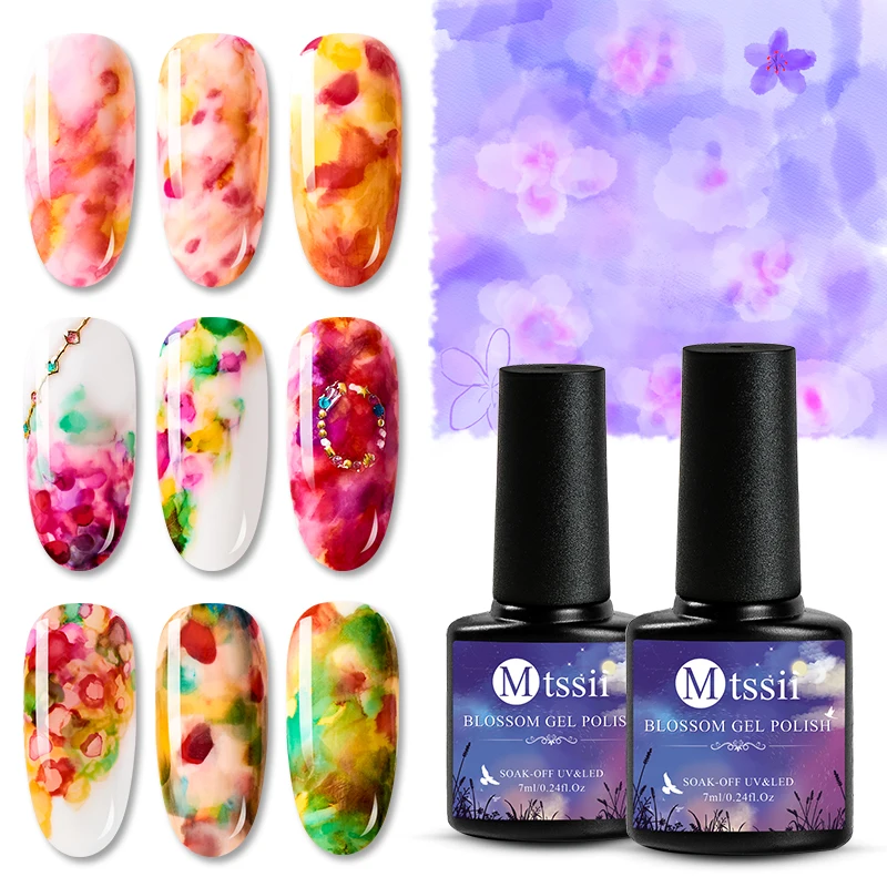 Mtssii 8 мл Nail Art красивый маникюр Сделай Сам дизайн ногтей цветок Цветущий эффект