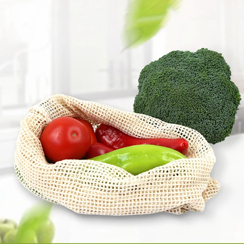 15Pcs Reusable Produce Bag Organic Cotton Mesh Bag Storage Kitchen Vegetable Fruit Eco Bags Drawstring Shopping Bag
15Pcs Reusable Produce Bag Organic Cotton Mesh Bag Storage Kitchen Vegetable Fruit Eco Bags Drawstring Shopping Bag