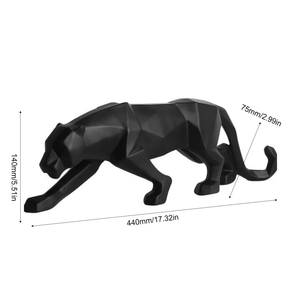 Panther Statue Animal Figurine Abstract Geometric Style Resin Leopard Sculpture Home Office Desktop Decoration Gift 10inch
Panther Statue Animal Figurine Abstract Geometric Style Resin Leopard Sculpture Home Office Desktop Decoration Gift 10inch