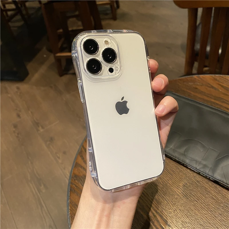 New Clear Thick For iPhone 13 pro Max Shockproof Phone Case For 12 Pro 11 XS Max XR X 6s 7 8 Plus SE Gasbag Soft TPU Cover Shell 
New Clear Thick For iPhone 13 pro Max Shockproof Phone Case For 12 Pro 11 XS Max XR X 6s 7 8 Plus SE Gasbag Soft TPU Cover Shell