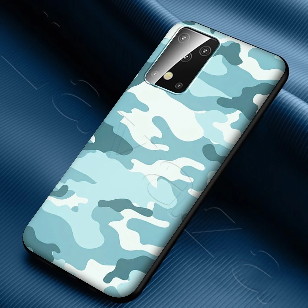 Армейский зеленый камуфляжный чехол для Samsung Note 10 S6 S7 S8 S9 S10 S10e S20 ultra A71 A51 A81 A91 M10 M20 M30