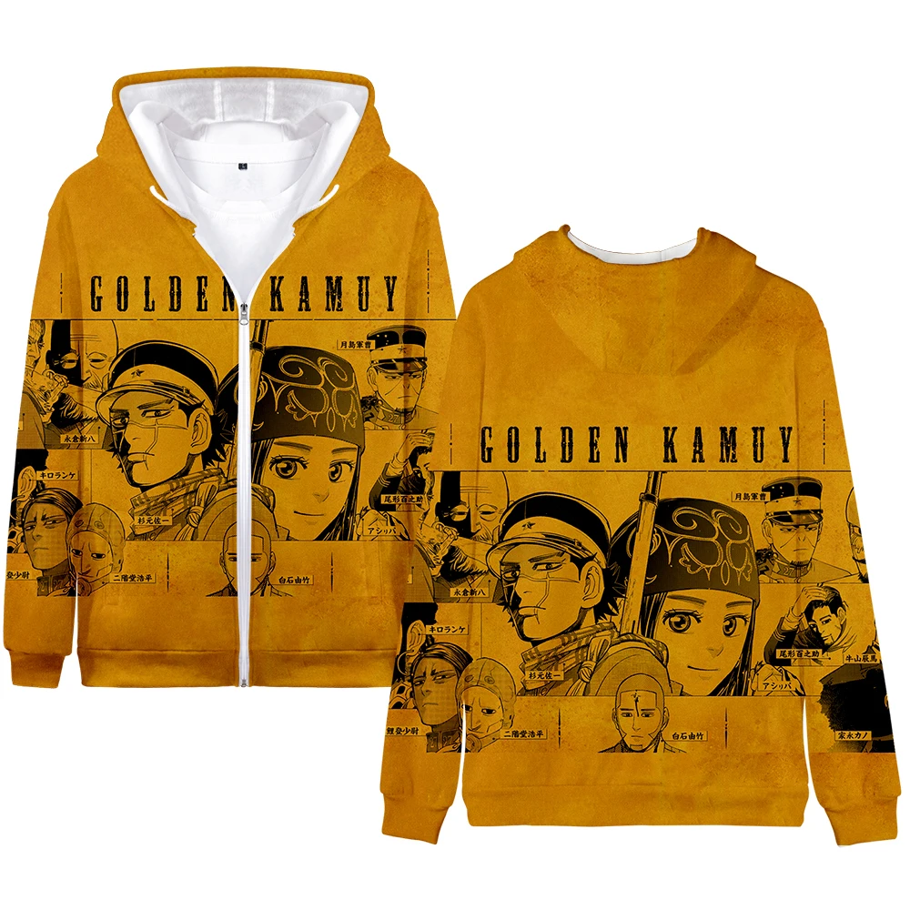 Classic Design New 3D GOLDEN KAMUY Cosplay kids Hoodie Volleyball Boy Zip up Hoody Full Sleeve Casual Oversized men's Sweatshirt
Classic Design New 3D GOLDEN KAMUY Cosplay kids Hoodie Volleyball Boy Zip up Hoody Full Sleeve Casual Oversized men's Sweatshirt
