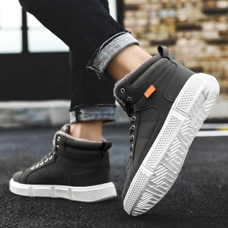 Men's Winter Boots Plush Warm Casual Booties Men's Casual Shoes Male Sneakers Dropshipping Leather Waterproof Non-slip Boots
Men's Winter Boots Plush Warm Casual Booties Men's Casual Shoes Male Sneakers Dropshipping Leather Waterproof Non-slip Boots