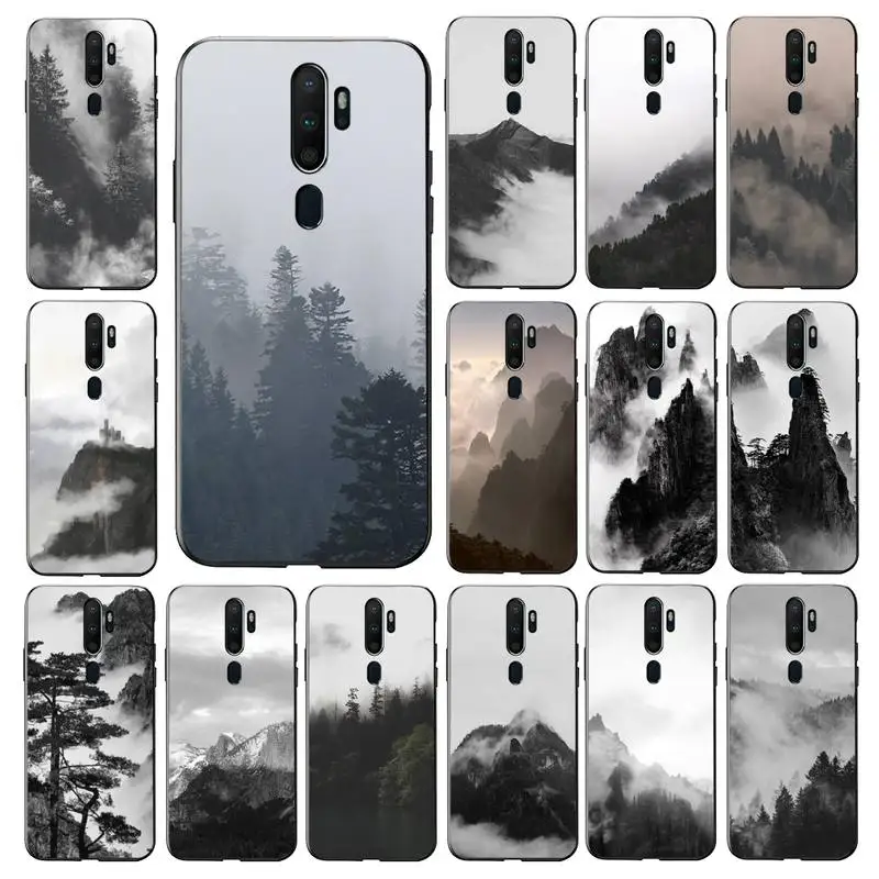 FHNBLJ Black White Forest Mountain Mist Phone Case for Vivo Y91C Y11 17 19 17 67 81 Oppo A9 2020 Realme c3
FHNBLJ Black White Forest Mountain Mist Phone Case for Vivo Y91C Y11 17 19 17 67 81 Oppo A9 2020 Realme c3