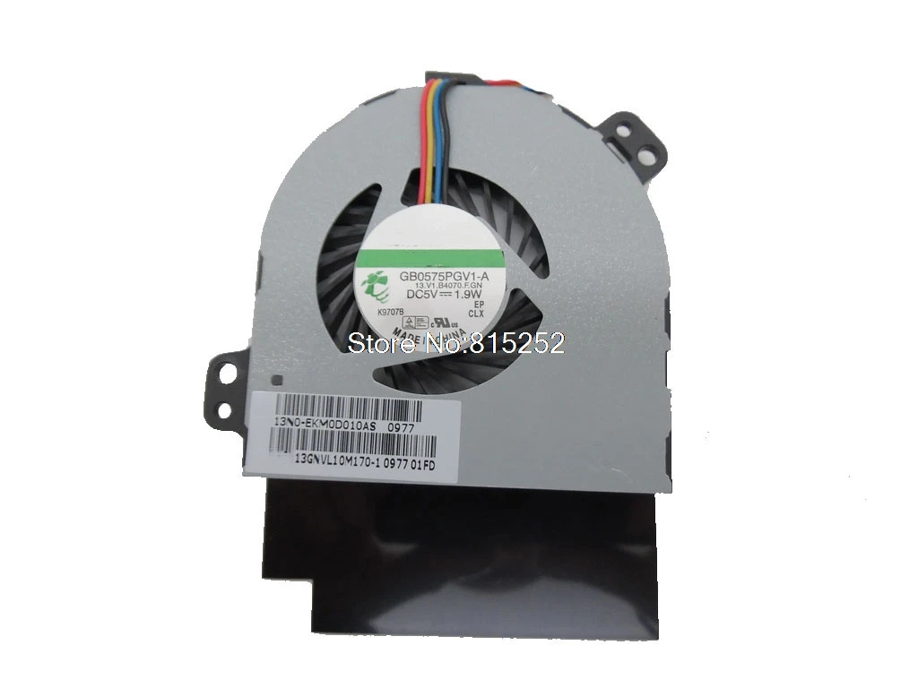 Вентилятор процессора для ноутбука ASUS UX50 UX50V GB0575PGV1-A-K9707B 13. V1.b4070.f. GN 13GNVL10M170-1 13N0-EKM0D010AS DC 5V 1,9 W
Вентилятор процессора для ноутбука ASUS UX50 UX50V GB0575PGV1-A-K9707B 13. V1.b4070.f. GN 13GNVL10M170-1 13N0-EKM0D010AS DC 5V 1,9 W