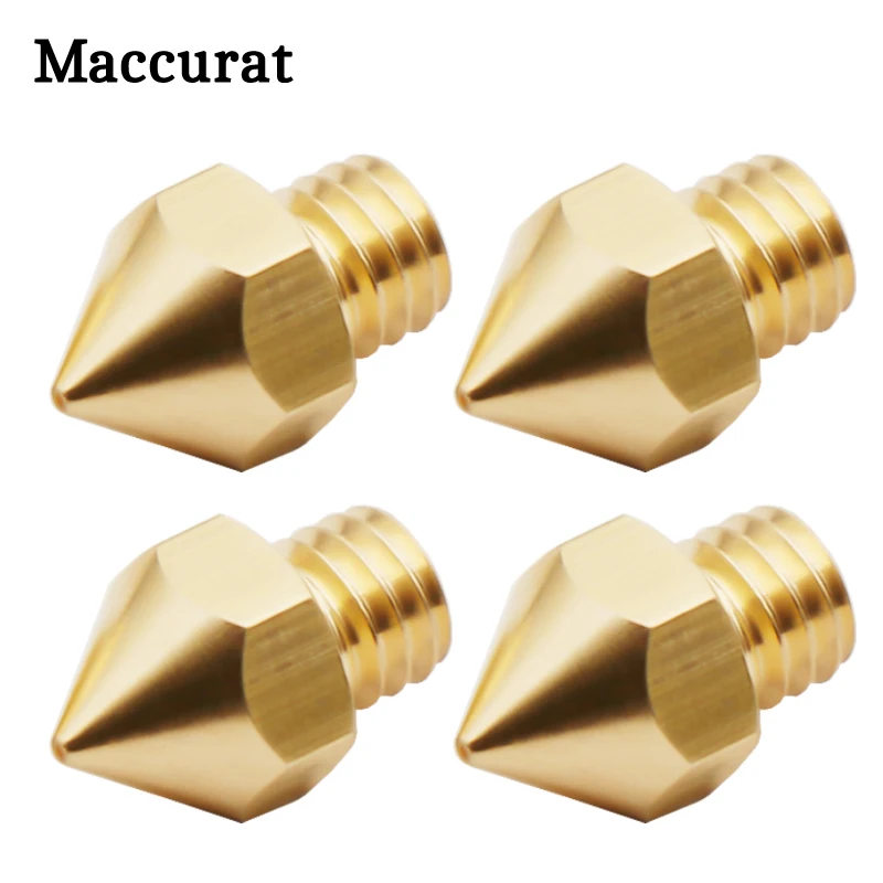 5PCS MK8 Nozzle Brass Thread M6 0.2MM/0.3MM/0.4MM/0.5MM For MK8 Extruder Hotend 1.75MM Filament Like MK7 For 3D Printer Parts
5PCS MK8 Nozzle Brass Thread M6 0.2MM/0.3MM/0.4MM/0.5MM For MK8 Extruder Hotend 1.75MM Filament Like MK7 For 3D Printer Parts