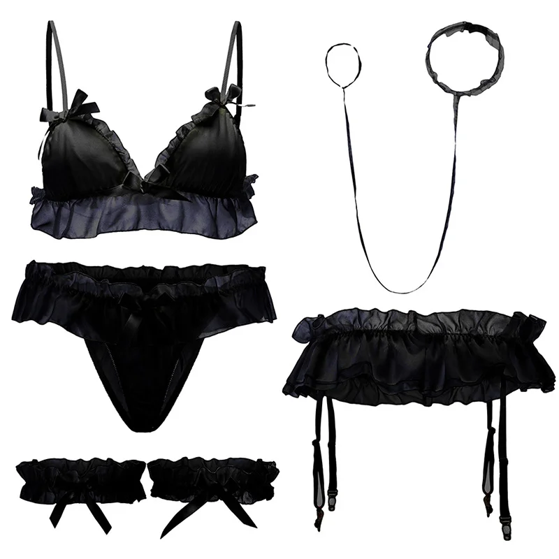 Темпераментная и интересная одежда, Новый шифоновый бюстгальтер с оборками, милый трехконечный веселый костюм
Темпераментная и интересная одежда, Новый шифоновый бюстгальтер с оборками, милый трехконечный веселый костюм