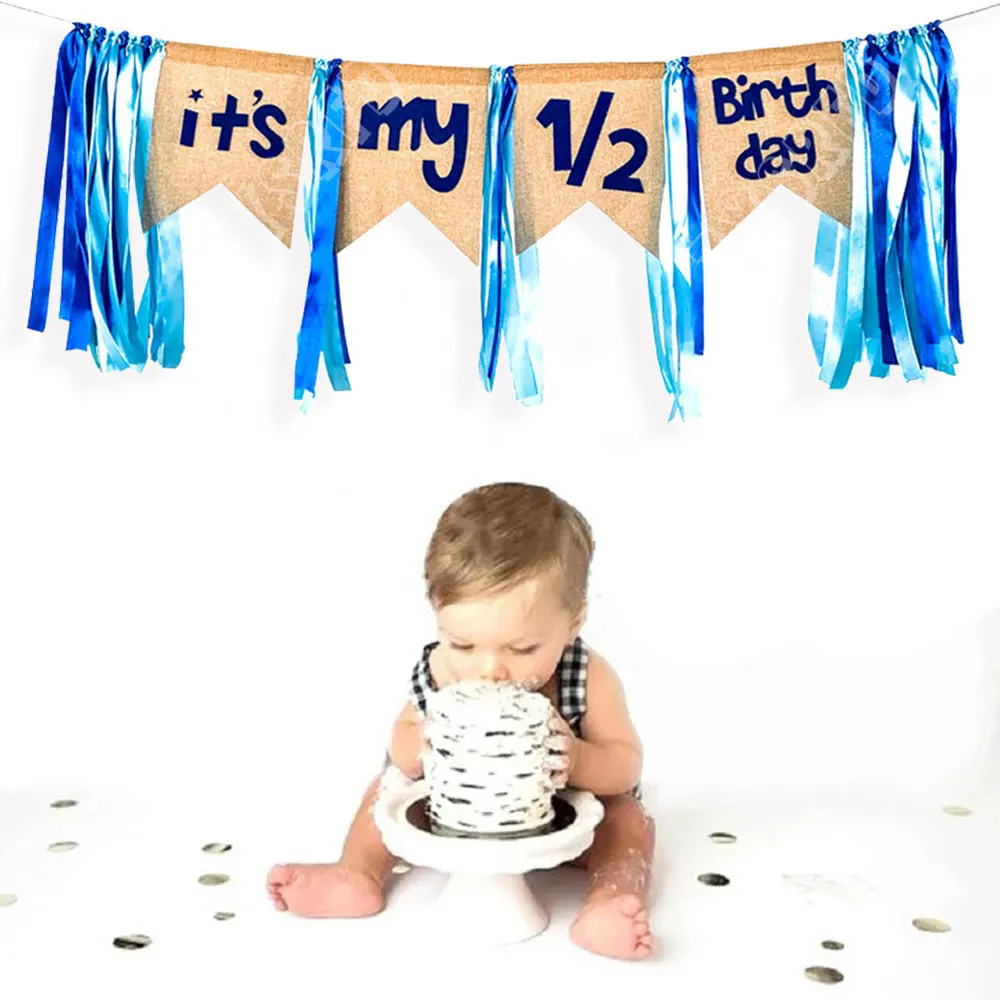 ZYSRFD It's My 1/2 Birthday Balloons Banner Baby Shower Theme Boy Girl Half Birthday Party Decor Kids Six Months Party Supplies
ZYSRFD It's My 1/2 Birthday Balloons Banner Baby Shower Theme Boy Girl Half Birthday Party Decor Kids Six Months Party Supplies