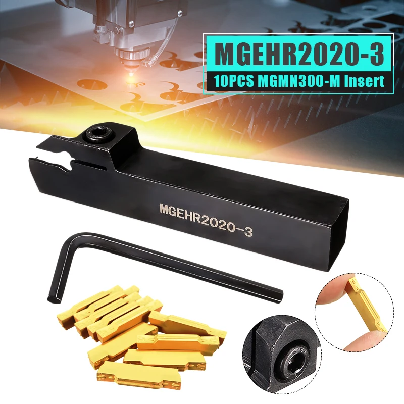 MGEHR2020-3 Lathe External Grooving Cut Borning Bar Turning Tool Holder w/Wrench Turning Tool
MGEHR2020-3 Lathe External Grooving Cut Borning Bar Turning Tool Holder w/Wrench Turning Tool