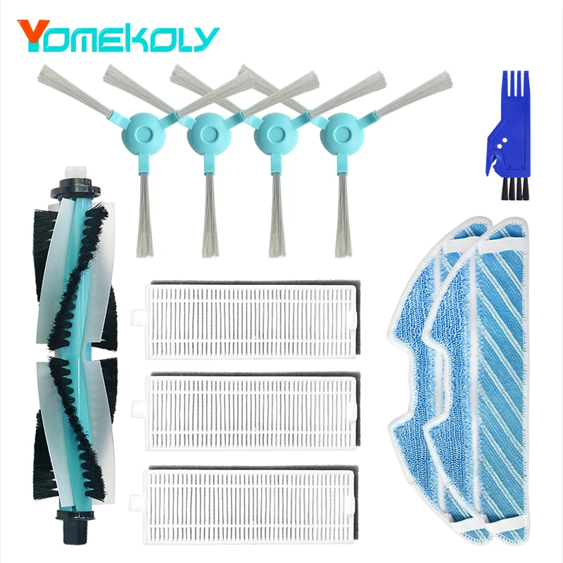 for Conga 1290 1390 Robot Vacuum Cleaner Main Brush HEPA Filter Side Brush Mop Cloth Replacement Parts Durable Accessories
for Conga 1290 1390 Robot Vacuum Cleaner Main Brush HEPA Filter Side Brush Mop Cloth Replacement Parts Durable Accessories
