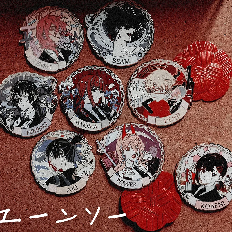 Anime Chainsaw Man Pochita Makima Hayakawa Aki Reze Himeno Angel Metal Button Brooch Pins Collection Medal Souvenir Cosplay
Anime Chainsaw Man Pochita Makima Hayakawa Aki Reze Himeno Angel Metal Button Brooch Pins Collection Medal Souvenir Cosplay