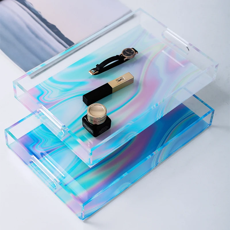 Acrylic Tray Home Decoration Storage Tray Nordic Modern Kitchen Organizer Colorful Serving Trays Jewelry Display Dessert Plate
Acrylic Tray Home Decoration Storage Tray Nordic Modern Kitchen Organizer Colorful Serving Trays Jewelry Display Dessert Plate