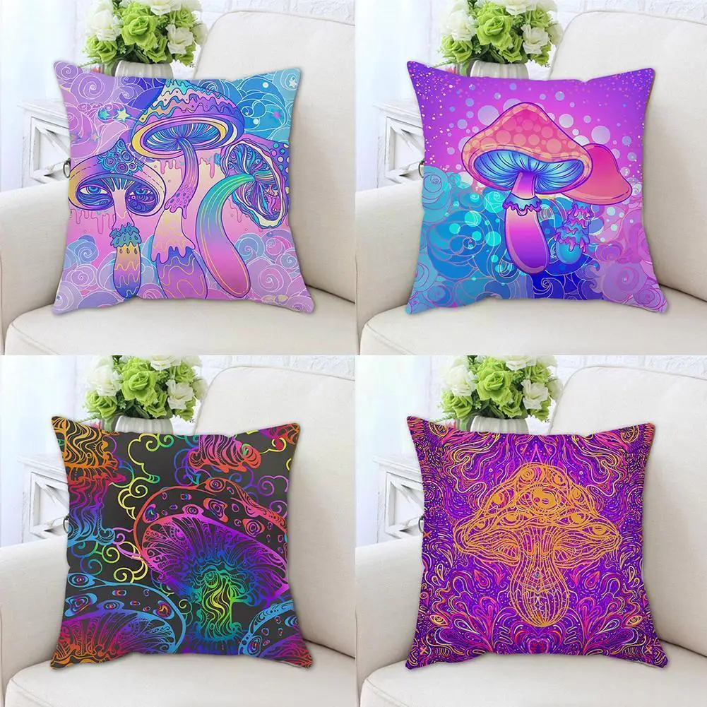 Psychedelic Mushroom Plush Cushion Cover Home Sofa Indian Decor D1T8 Decorative Case Pillow 45*45 Buddha Cojines Chair Bed J1S9
Psychedelic Mushroom Plush Cushion Cover Home Sofa Indian Decor D1T8 Decorative Case Pillow 45*45 Buddha Cojines Chair Bed J1S9